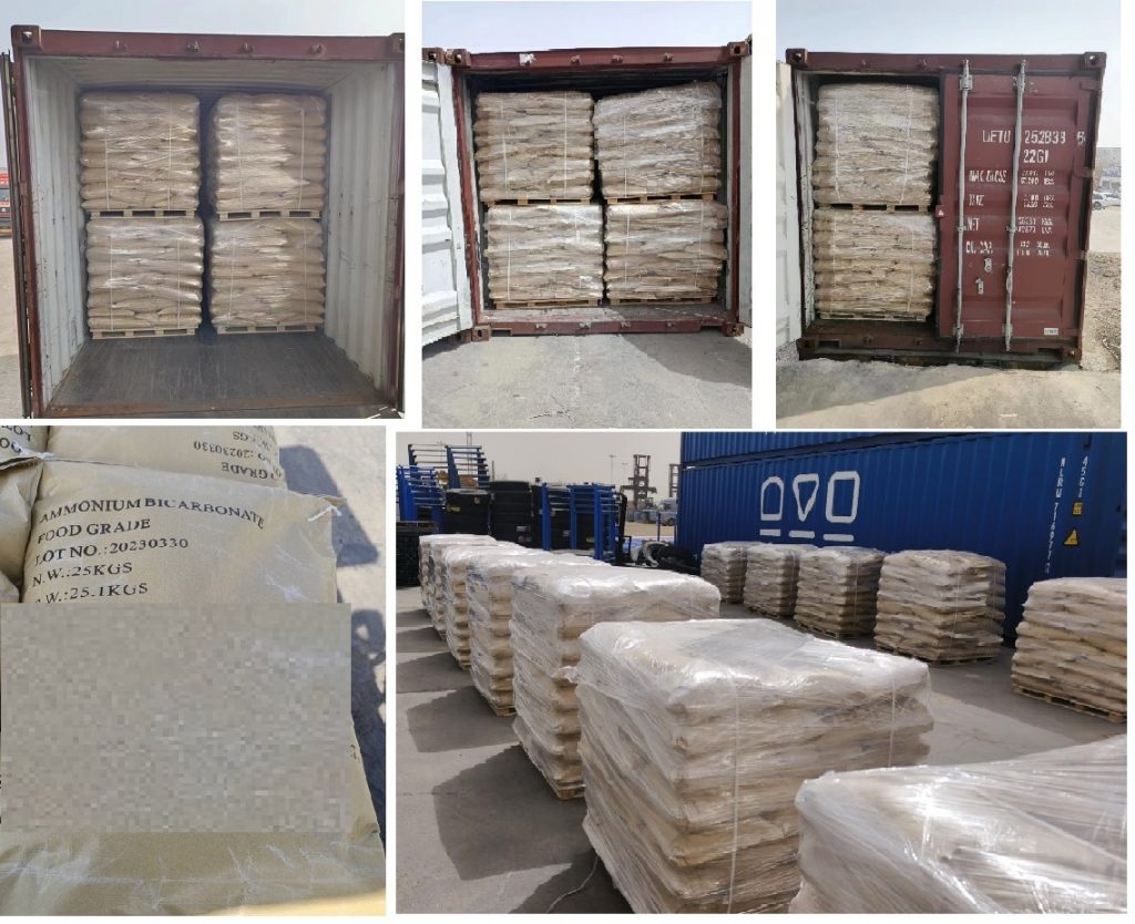 Ammonium bicarbonate shipping